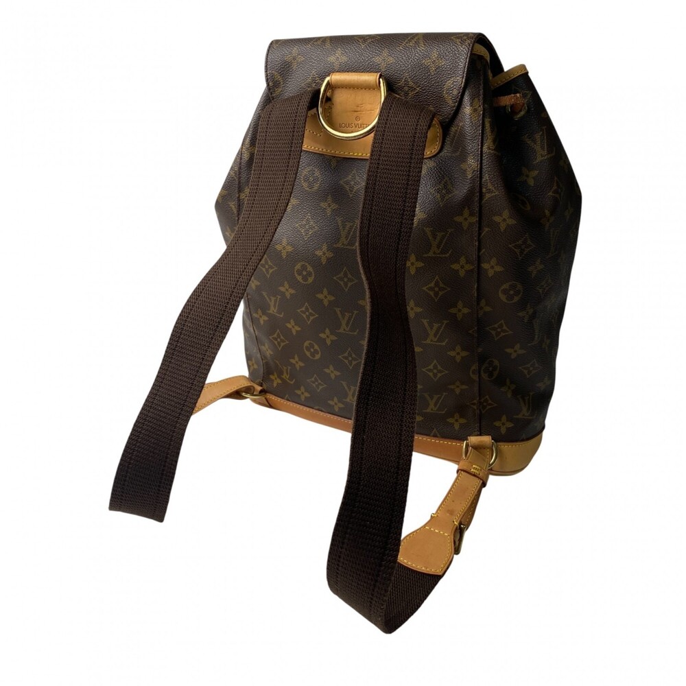 LOUIS VUITTON Authentic Brown Monogram Backpack - Picture 6 of 16